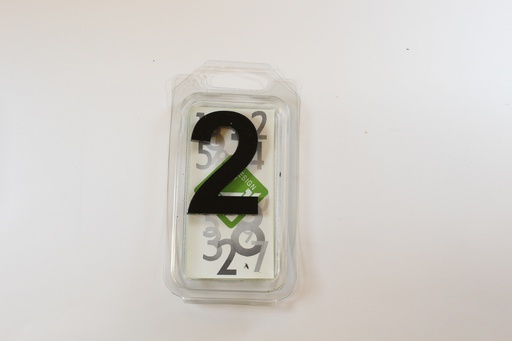 [C55Z2] Chiffre 55mm NOIR - 2