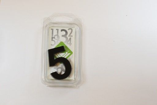 [C55Z5] Chiffre 55mm NOIR - 5