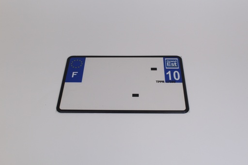 [FILM+PLEXI 210X130 10] FR 210X130 Dep 10 GRANDE EST Bordure noir