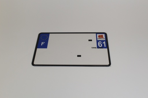 [FILM+PLEXI 210X130 61] FR 210X130 Dep 61 REGION NORMANDIE Bordure noir