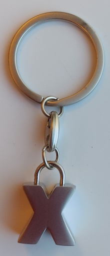 Keychain alfabet - X