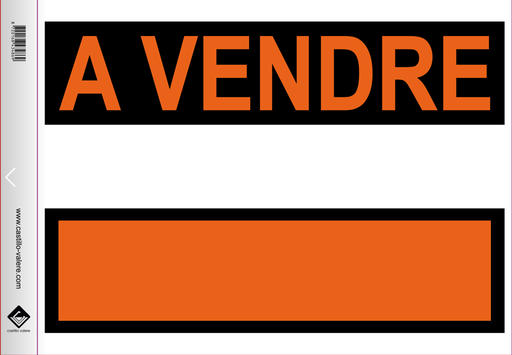 [VbordAV] Picto 252 Panneau en V A Vendre